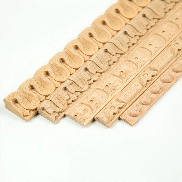 decorative carved wood mouldings (4)
