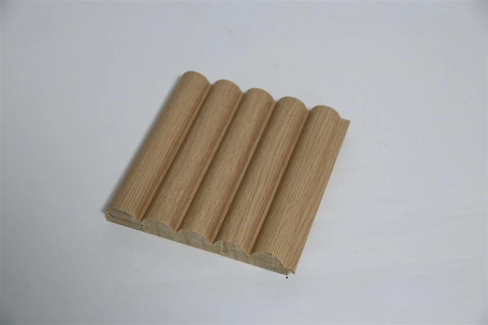 Interior Fluted Wall Panel Solid Board 3D Wave Design high quality