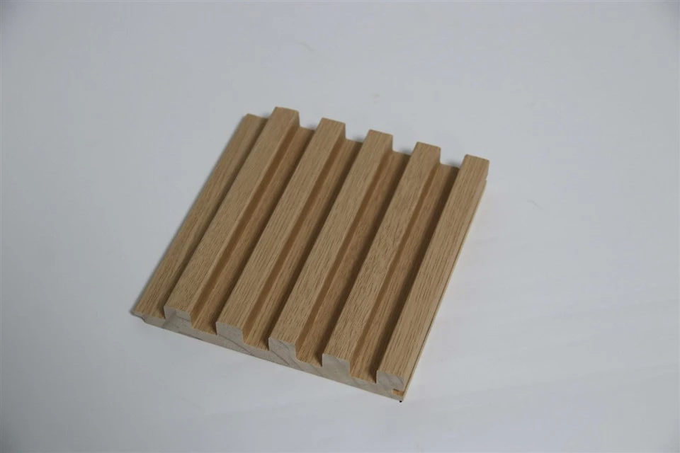 Interior Fluted Wall Panel Solid Board 3D Wave Design factory