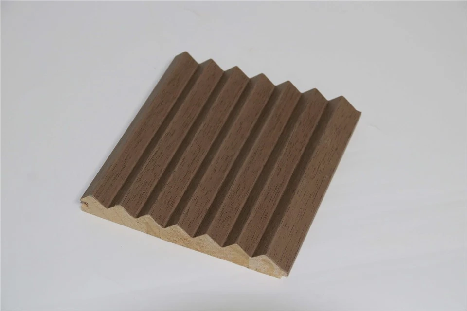 Tấm ốp tường nội thất Tấm ván rắn Thiết kế sóng 3D