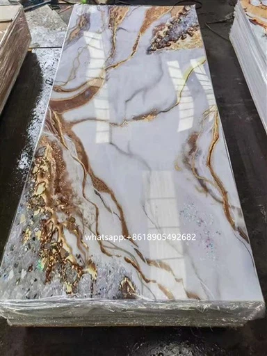 Phòng tắm pvc đá cẩm thạch bảng điều khiển tường spc