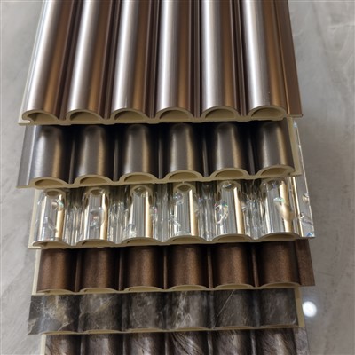 Tấm ốp tường trong nhà nửa vòng WPC Sơn tường